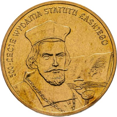 купить Польша 2 злотых 2006 "500 лет статута Лаского (500-lecie wydania Statutu Łaskiego)"