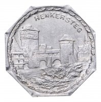 купить Германия, Нюрнберг 20 пфеннигов 1921 "Мост палача" (трамвайный жетон)