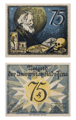 купить Германия (Веймарская Республика) 75 пфеннигов 1921 Эрнст Генрих Геккель