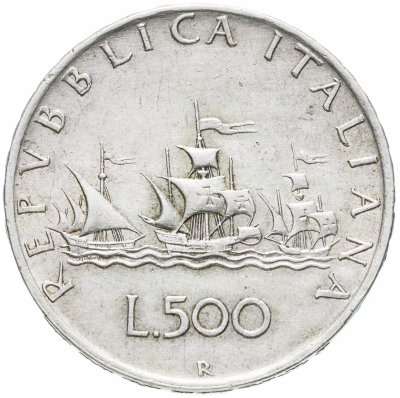 купить Италия 500 лир (lire) 1958-1965
