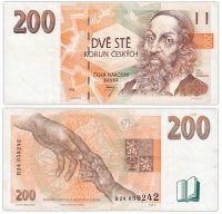 купить Чехия 200 крон 1996 (Pick 13)