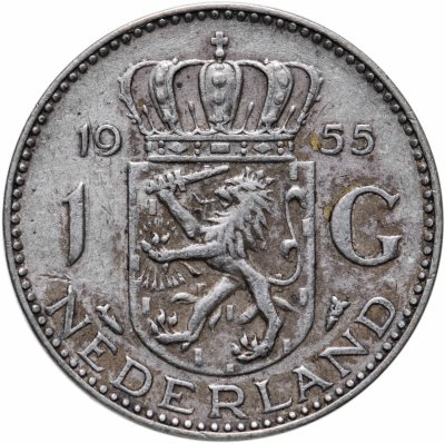 купить Нидерланды 1 гульден (gulden) 1955