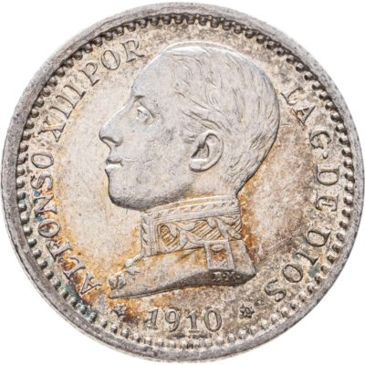 купить Испания 50 сентимо (centimos) 1910