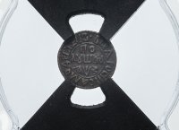 Купить полушка 1707 "ВСЕѦ РWССIИ САМОДЕРЖЕЦЪ" в слабе RNGA