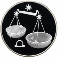 купить 3 рубля 2003 ММД Proof "Весы - Знак Зодиака"