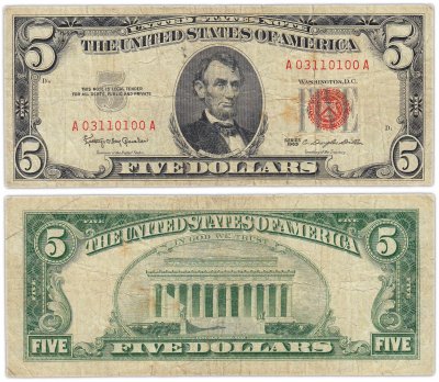 купить США 5 долларов 1963 series 1963 (Pick 383) Granahan-Dillon