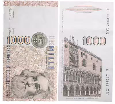 купить Италия 1000 лир 1982 года