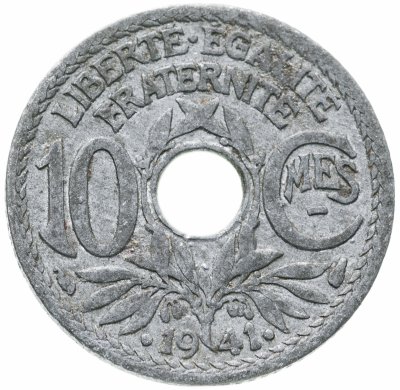 купить Франция 10 сантимов (centimes) 1941