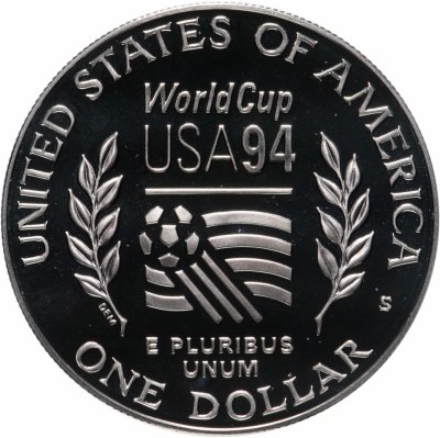 купить США 1 доллар (dollar) 1994 S Proof "Чемпионат мира по футболу 1994 года"