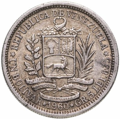 купить Венесуэла 1 боливар 1960