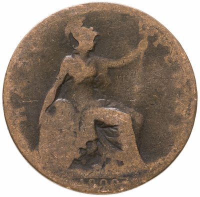 купить Великобритания 1/2 пенни (penny) 1900