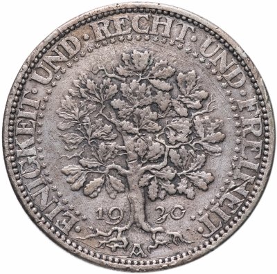 купить Германия 5 рейхсмарок (reichsmark) 1930 "A"