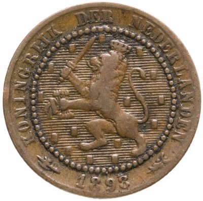 купить Нидерланды 1 цент (cent) 1898