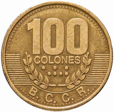 купить Коста-Рика 100 колонов (colones) 1995