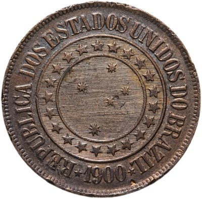 купить Бразилия 40 реалов (рейс, reis) 1900