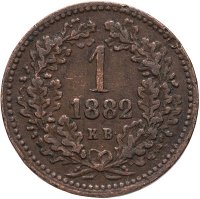 купить Венгрия 1 крейцер (krajczar) 1882