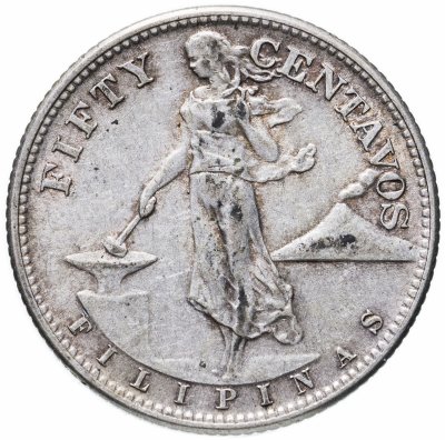купить Филиппины 50 сентаво (centavos) 1944