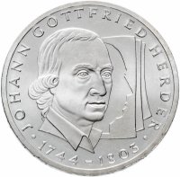 купить ФРГ 10 марок 1994 "250 лет со дня рождения Иоганна Готфрида Гердера" (G)