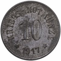купить Германия (Кам) нотгельд 10 пфеннигов 1917