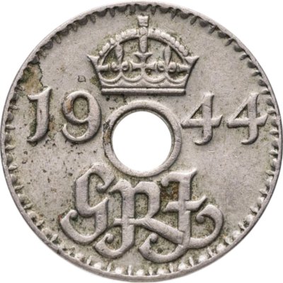 купить Новая Гвинея 3 пенса (pence) 1944
