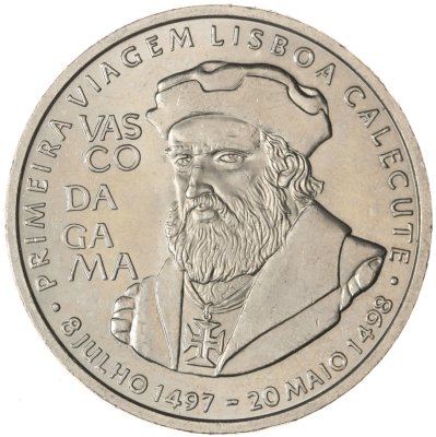 купить Португалия 200 эскудо (escudos) 1998 Путешествие Васко да Гамы в Индию 1498 года - Васко да Гама