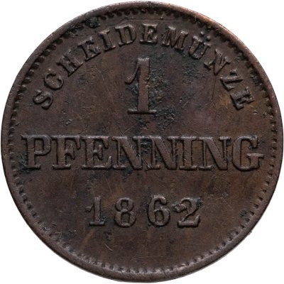 купить Бавария 1 пфенниг 1862