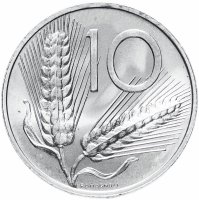 Купить Италия 10 лир (lire) 1969