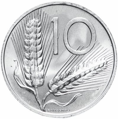 купить Италия 10 лир (lire) 1969
