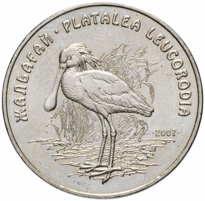 купить Казахстан 50 тенге 2007 "Красная книга - Колпица"