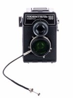 Купить Фотоаппарат "Любитель-166 Универсал", алюминиевый сплав, Ленинградское оптико-механическое объединение, г. Ленинград, СССР, 1976-1996 гг.