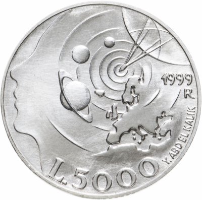 купить Сан-Марино, 5000 лир (lire) 1999 "Исследование"