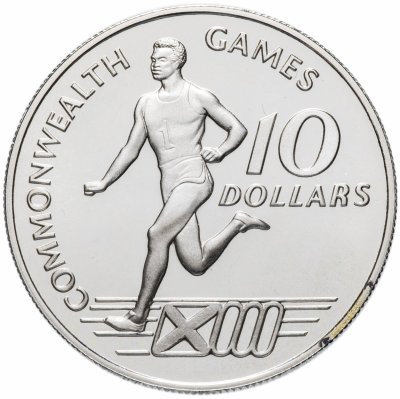 купить Багамские острова 10 долларов 1986 "XIII Игры Содружества. Бег"