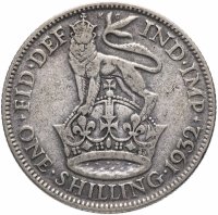 Купить Великобритания 1 шиллинг (shilling) 1932