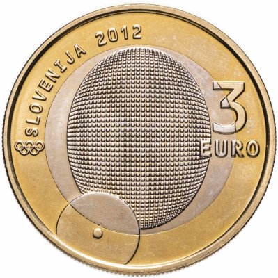 купить Словения 3 евро (euro) 2012 "100 лет первой олимпийской медали Словении"