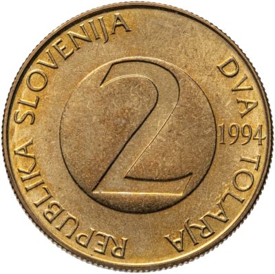 купить Словения 2 толара (tolarja) 1994