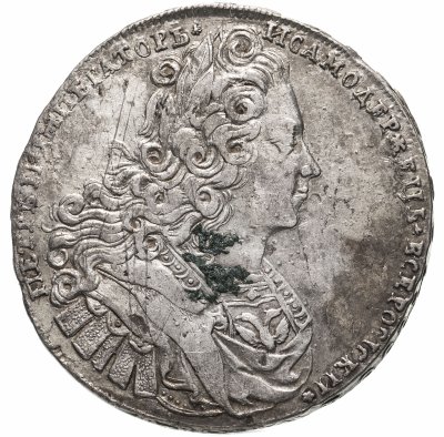 купить 1 рубль 1727 Петр II, московский тип