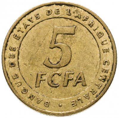 купить Центральная Африка (BEAC) 5 франков (francs) 2006