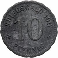 купить Германия (Хаген) нотгельд 10 пфеннигов 1917