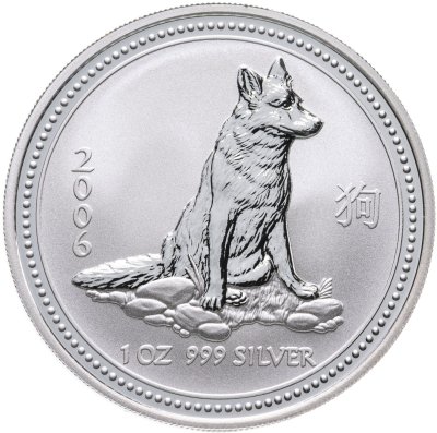 купить Австралия 1 доллар 2006 "Восточный календарь. Год собаки"