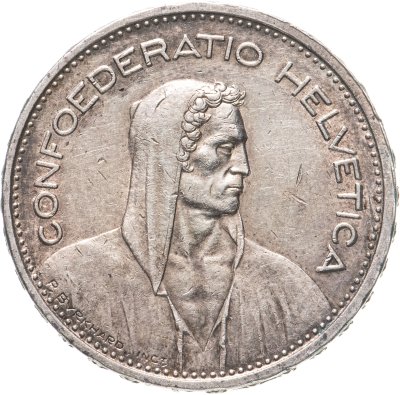 купить Швейцария 5 франков (francs) 1932