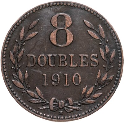 купить Гернси 8 дублей (doubles) 1910