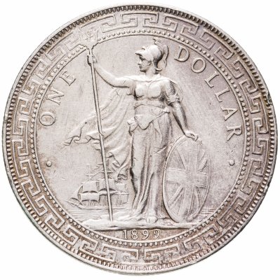 купить Великобритания (Китай) 1 торговый доллар 1899
