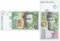 купить Испания 1000 песет 1992 (Pick 163)