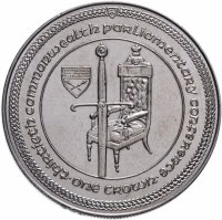 Купить Остров Мэн 1 крона 1984 "Парламентская конференция"