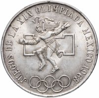 купить Мексика 25 песо 1968 "XIX летние олимпийские игры в Мехико"
