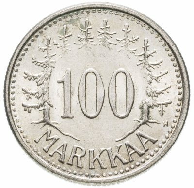 купить Финляндия 100 марок 1957