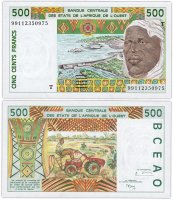 Купить Того 500 франков 1999