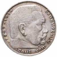 купить Германия (Третий Рейх) 2 рейхсмарки (reichsmark) 1939