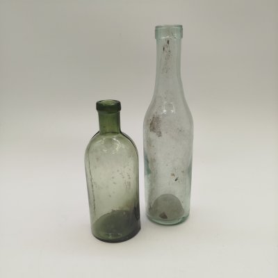 купить Набор из двух аптечных бутылок, стекло, Россия, 1900-1940 гг.