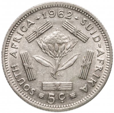 купить ЮАР 5 центов (cents) 1962
